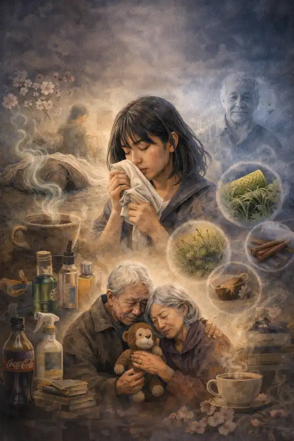 Symbolbild: Gerüche wecken Erinnerungen an geliebte Menschen – Duft als Träger von Erinnerung und Emotion