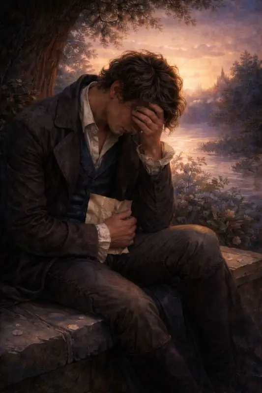 Goethes „Die Leiden des jungen Werther“ Buchcover, deutscher Briefroman über Liebe, Sehnsucht und emotionale Konflikte im 18. Jahrhundert.